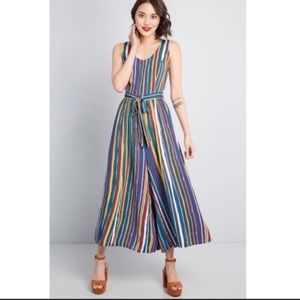 Modcloth XXS Multi-Colored Jumpsuit